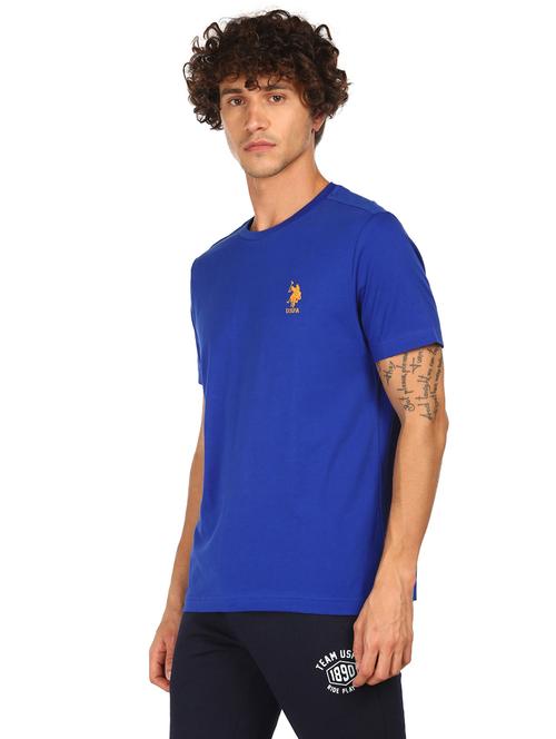navy-blue solid t-shirt - 18464360 - Very Small Image - 1