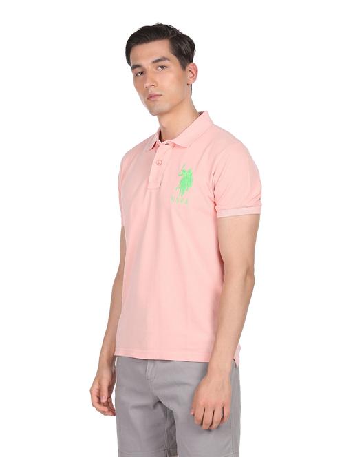 rosewater solid polo t-shirt - 18464432 - Very Small Image - 1