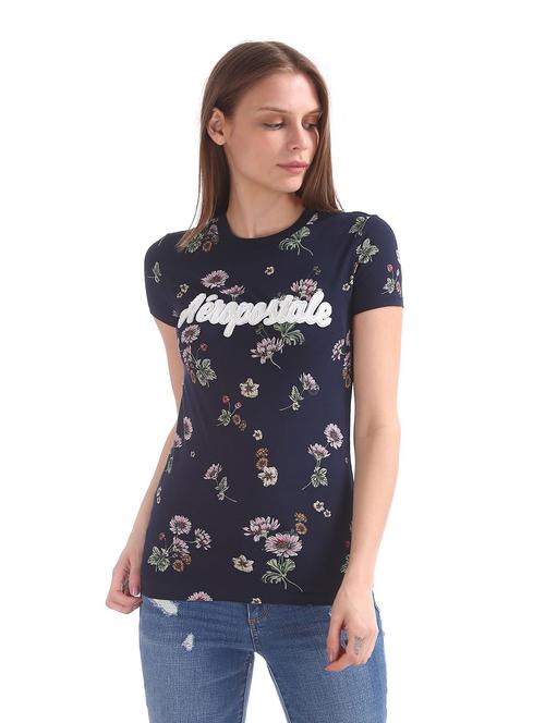 crew neck printed t-shirt  - 18464651 - Very Small Image - 1