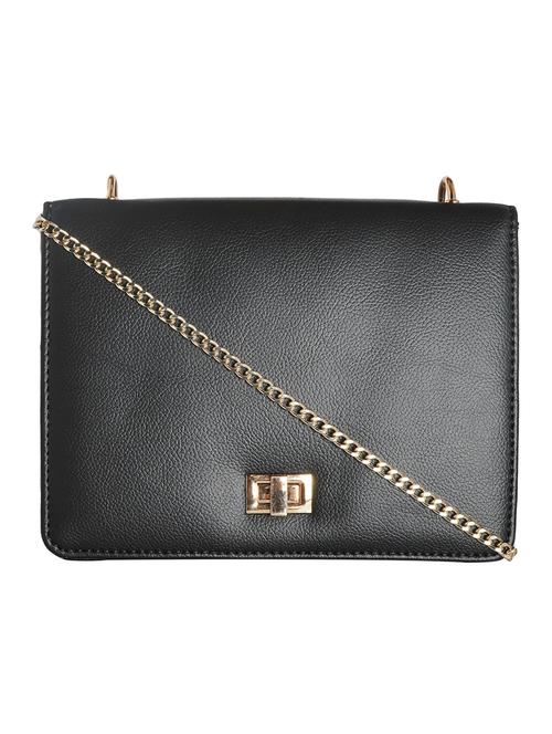 black textured structured sling bag - 18464773 - Very Small Image - 1