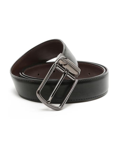 plain nickle leather belt - 18465849 - Very Small Image - 1