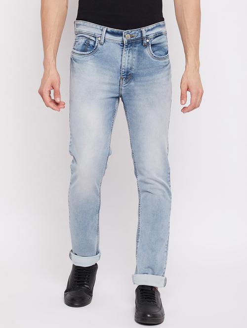 light-blue light-washed denim jean - 18466051 - Very Small Image - 1
