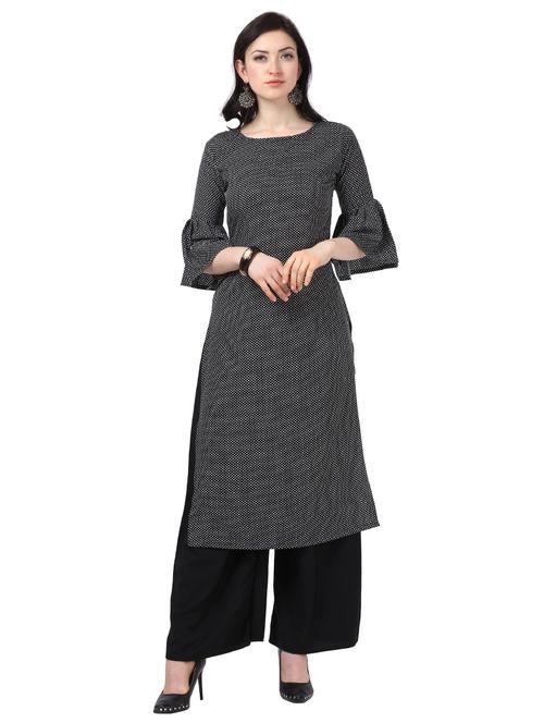 polka dots straight kurta - 18467595 - Very Small Image - 1