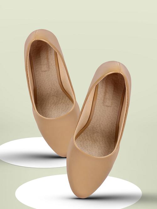 women beige slip on pump - 18468037 - Very Small Image - 1