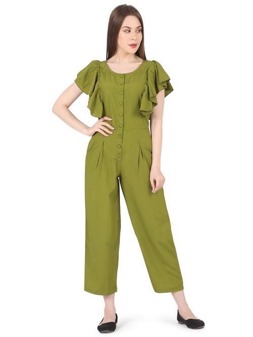 tie back striped full length jumpsuit - 18468608 - Very Small Image - 1