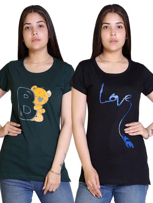 pack of 2 printed regular tee - 18469009 - Very Small Image - 1