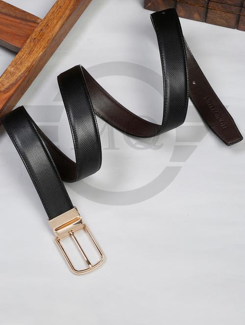 dotted black leather belt - 18470779 - Very Small Image - 1