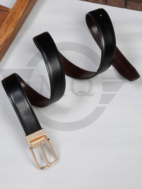 plain black leather belt - 18470781 - Very Small Image - 1