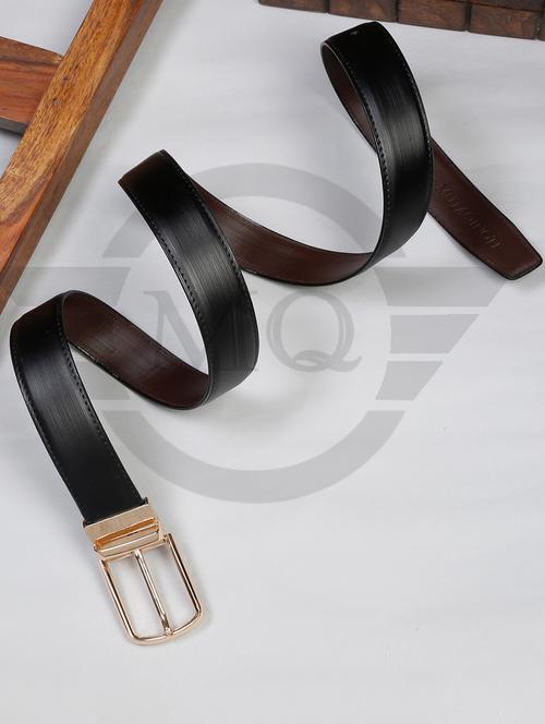 ripped black leather belt - 18470782 - Very Small Image - 1