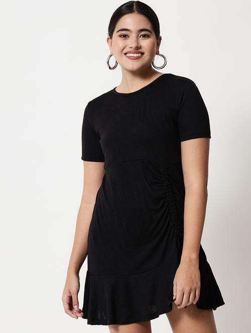 women's  solid dress - 18471185 - Very Small Image - 1