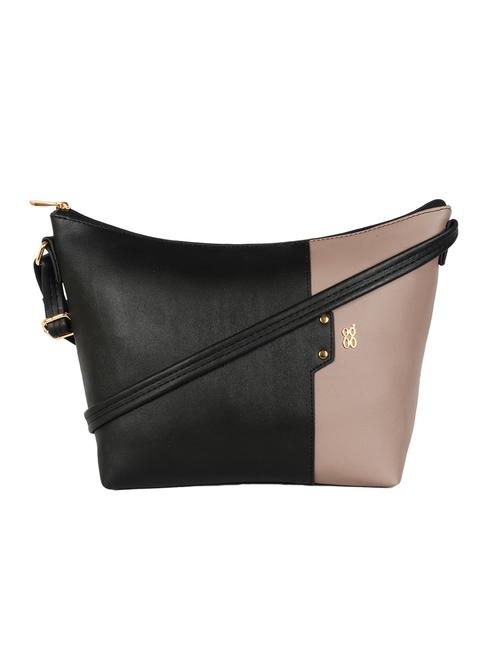 black color block sling bag - 18471706 - Very Small Image - 1