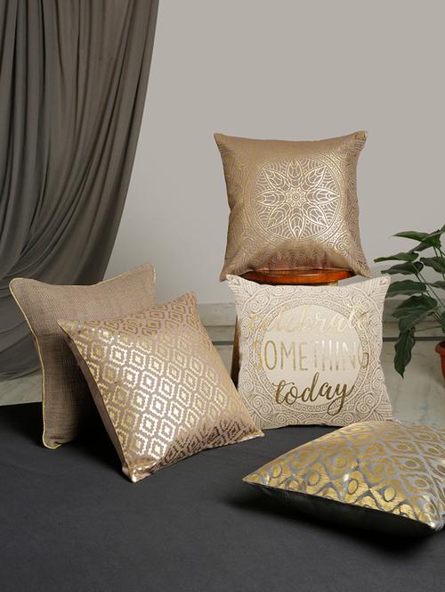 blanc9 set of 5 cushion cover chakri collection celebration collection - 18473168 - Very Small Image - 1