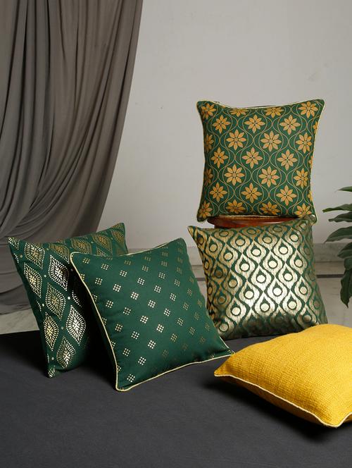 blanc9 set of 5 cushion cover anaar glitzpersian ogee collection - 18473169 - Very Small Image - 1
