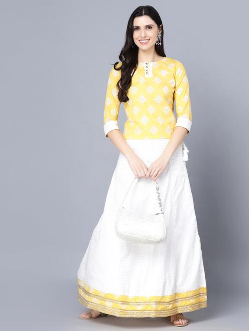 Printed Skirt Top Set - 18473377 - Very Small Image - 1