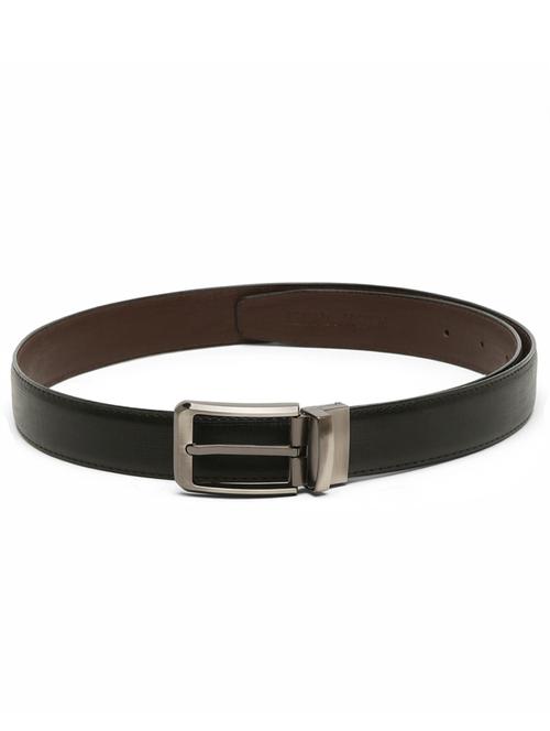 chrome leather belt - 18475398 - Very Small Image - 1