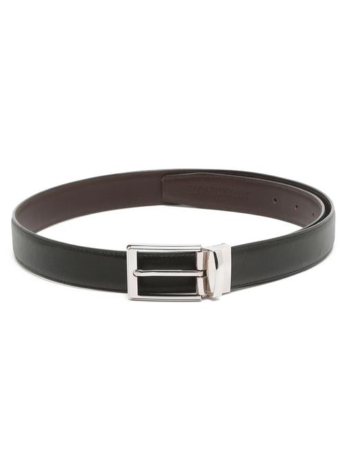 gunmetal leather belt - 18475400 - Very Small Image - 1