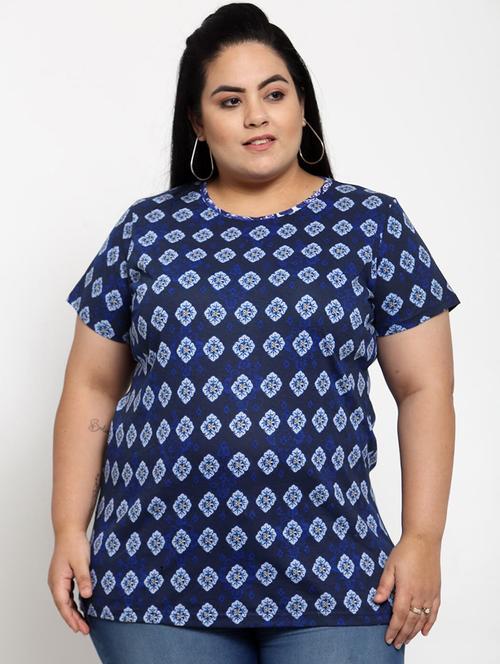 round neck printed regular tees - 18475465 - Very Small Image - 1