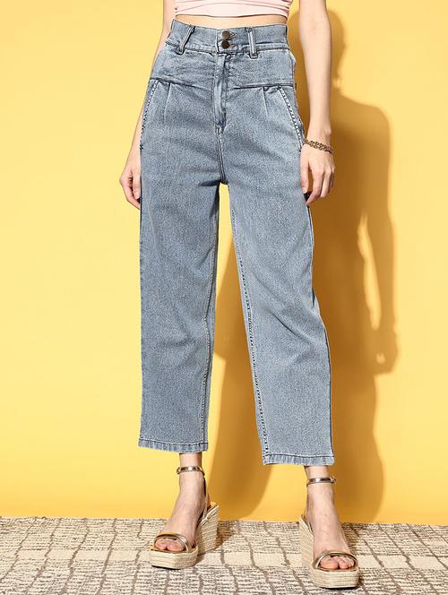 women's plain boyfriend fit jeans - 18475635 - Very Small Image - 1