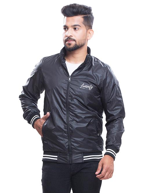 black solid bomber jacket - 18475680 - Very Small Image - 1