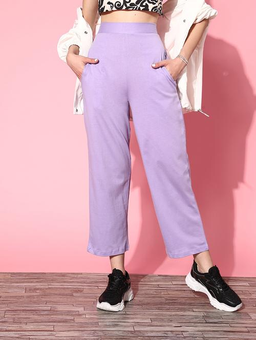 high rise solid flat front trouser  - 18475813 - Very Small Image - 1