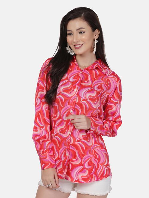 long sleeved printed regular shirt - 18475968 - Very Small Image - 1