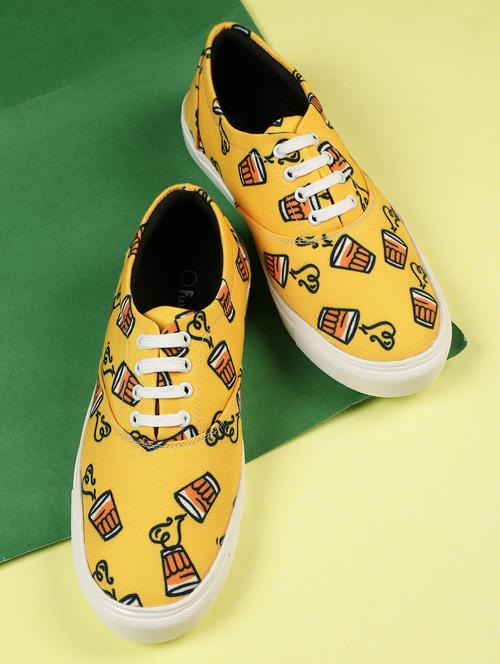 mens printed slip on sneaker - 18477309 - Very Small Image - 1