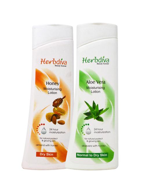 aloevera & honey moisturising lotion for natural protect 500ml each pack of 2 - 18477500 - Very Small Image - 1