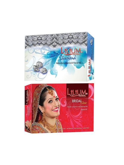 diamond and bridal facial kit for extra glow & smoothness, 80g each - 18477831 - Very Small Image - 1