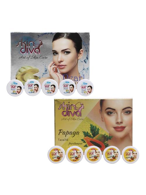 pearl and papaya facial kit - 18477938 - Very Small Image - 1