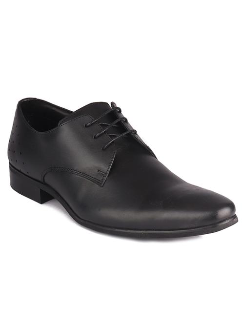 mens black lace-up derby - 18478383 - Very Small Image - 1