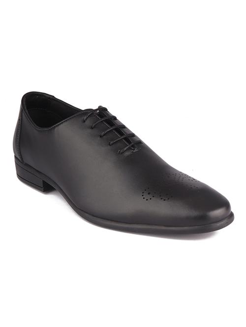 mens black lace-up oxford - 18478387 - Very Small Image - 1
