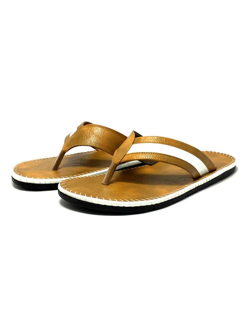 Mens Solid Toe Separator Slipper - 18479117 - Very Small Image - 1