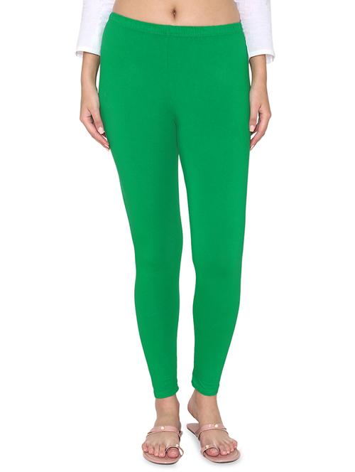 mid rise solid ankle length legging - 18480077 - Very Small Image - 1