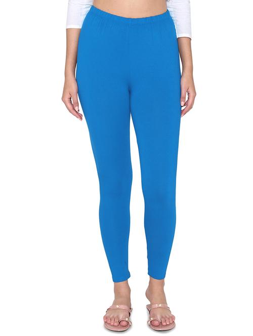 mid rise solid ankle length legging - 18480082 - Very Small Image - 1