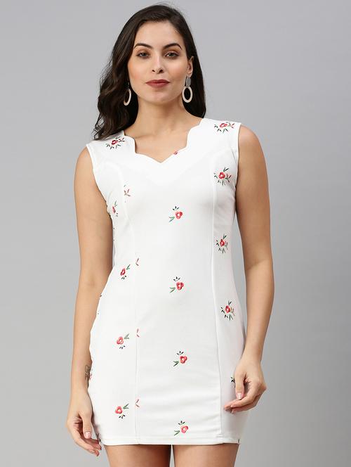 women's sheath floral dress - 18480185 - Very Small Image - 1