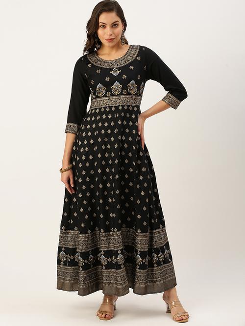 women's anarkali kurta - 18480735 - Very Small Image - 1