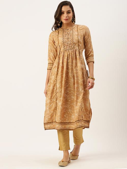 women's a-line kurta - 18480754 - Very Small Image - 1