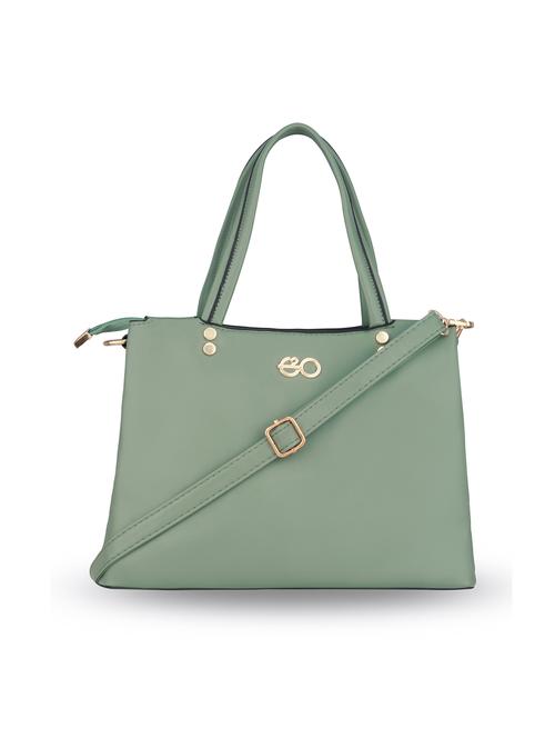 sea green solid regular handbag - 18482211 - Very Small Image - 1