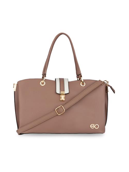 mauve solid regular handbag - 18482234 - Very Small Image - 1
