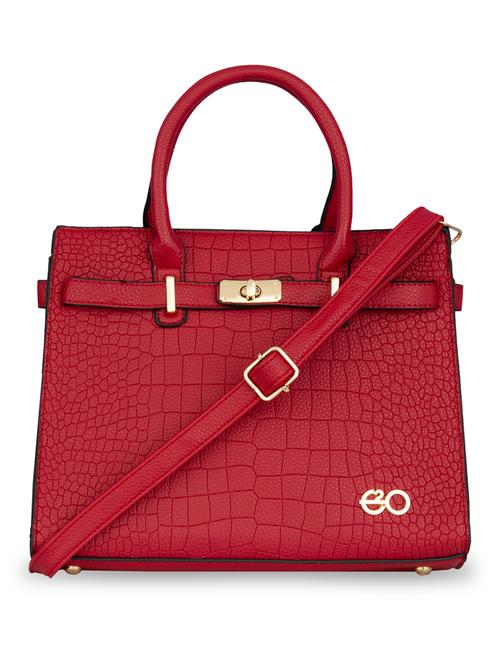 maroon textured regular handbag - 18482239 - Very Small Image - 1