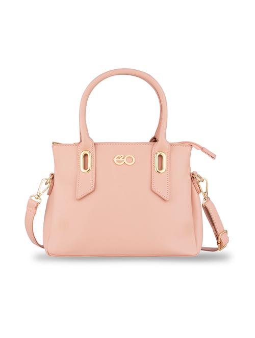 pink solid regular handbag - 18482299 - Very Small Image - 1