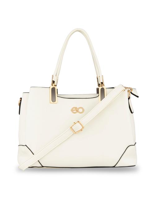 white solid regular handbag - 18482308 - Very Small Image - 1
