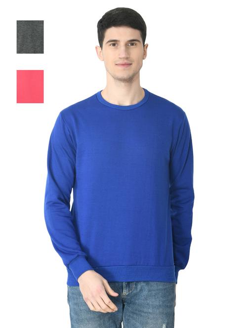 set of 3 solid sweatshirt - 18490943 - Very Small Image - 1