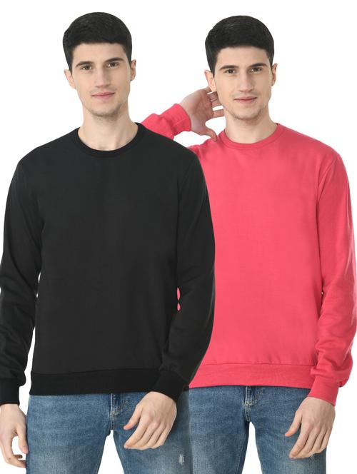 set of 2 solid sweatshirt - 18490988 - Very Small Image - 1