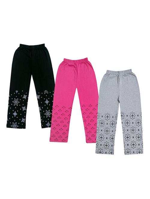 girls pack of 3 printed pyjama  - 18491285 - Very Small Image - 1