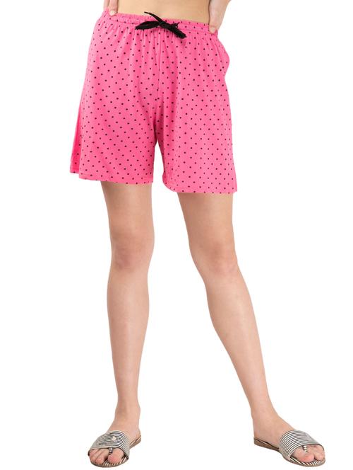 drawstring waist polka dot shorts  - 18491425 - Very Small Image - 1