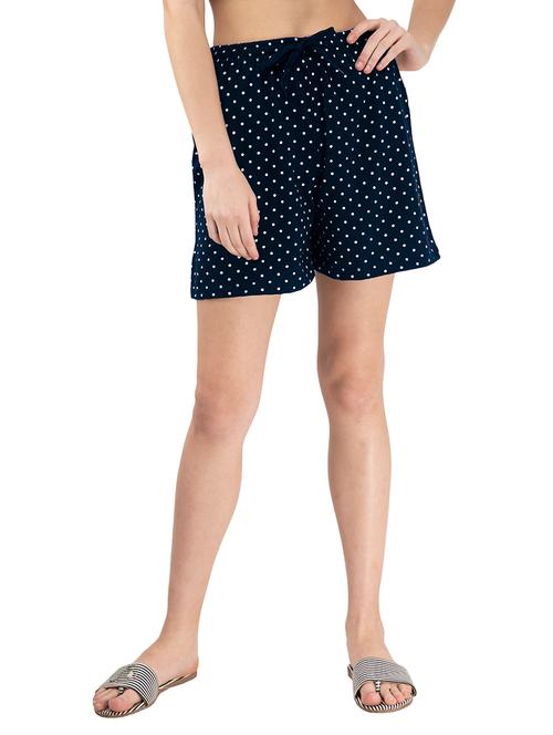 drawstring waist polka dot shorts  - 18491426 - Very Small Image - 1