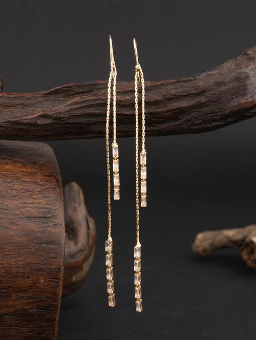 gold-toned beads detailing dangler - 18498422 - Very Small Image - 1
