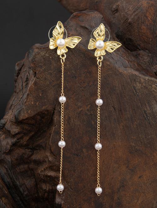  gold-toned beads detailing dangler - 18498469 - Very Small Image - 1