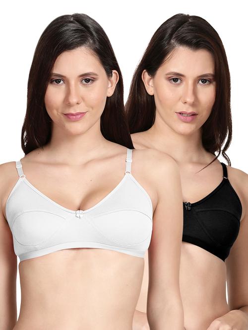 pack of 2 multi-colored regular bra - 18499821 - Very Small Image - 1
